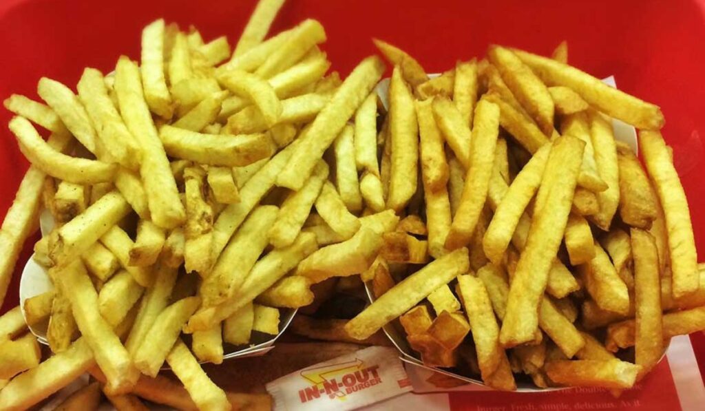 In N Out Well-Done Fries